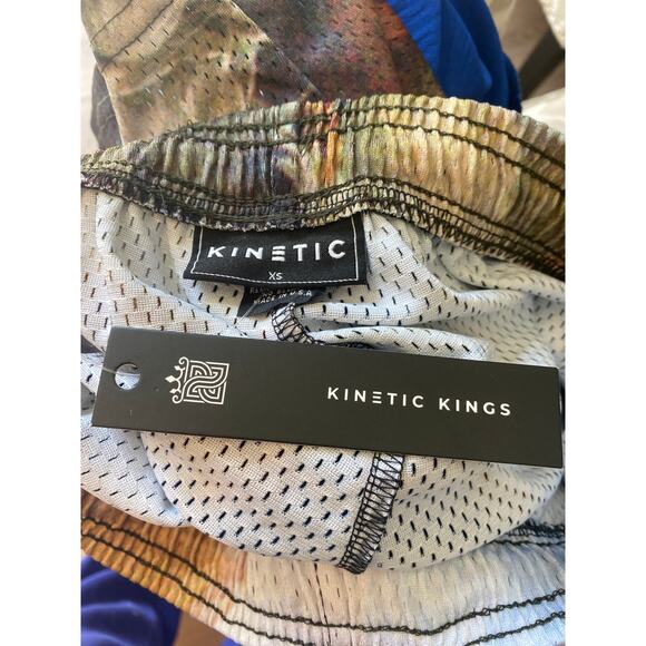 Kinetic Kings Mural Triton Angel Mesh Shorts Streetwear Size XS Men  NWT - Picture 4 of 5